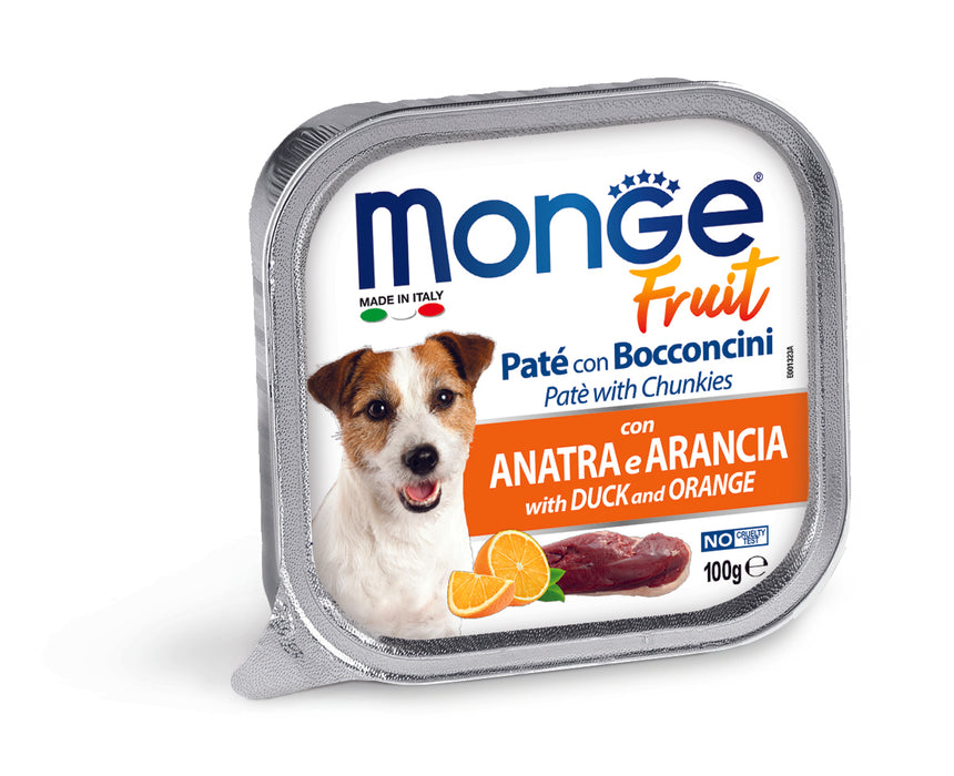 Monge Fruit Paté and Chunkies with Duck & Orange Pate 100g