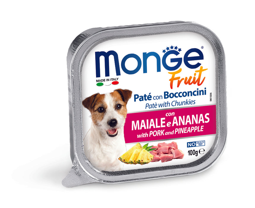 Monge Fruit Paté and Chunkies with Pork & Pineapple 100g