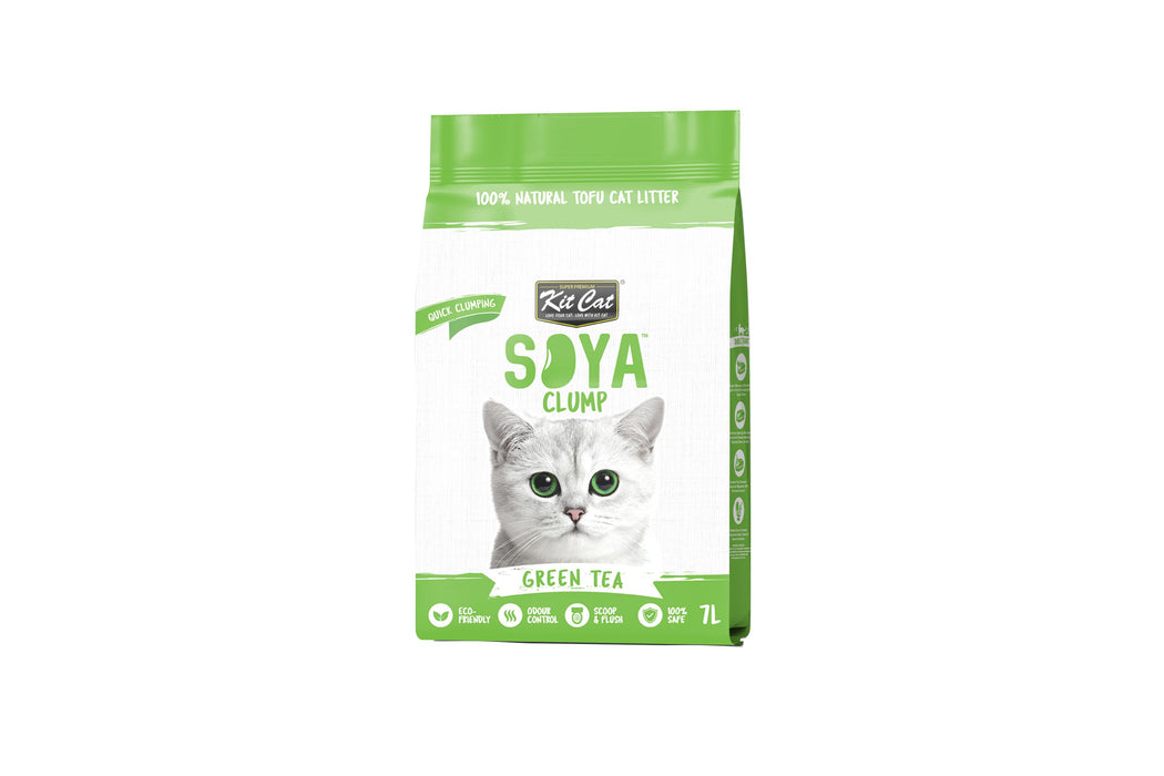 Kit Cat Soya Clump Green Tea Cat Litter 7L