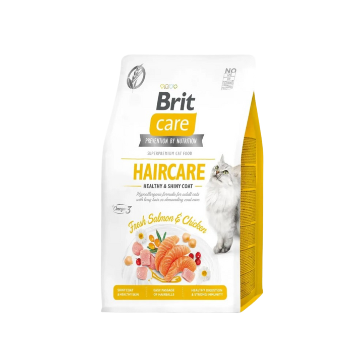 Brit Care Grain Free Haircare Dry Cat Food 2kg