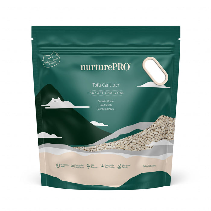 Nurture Pro Tofu Cat Litter Charcoal 7L
