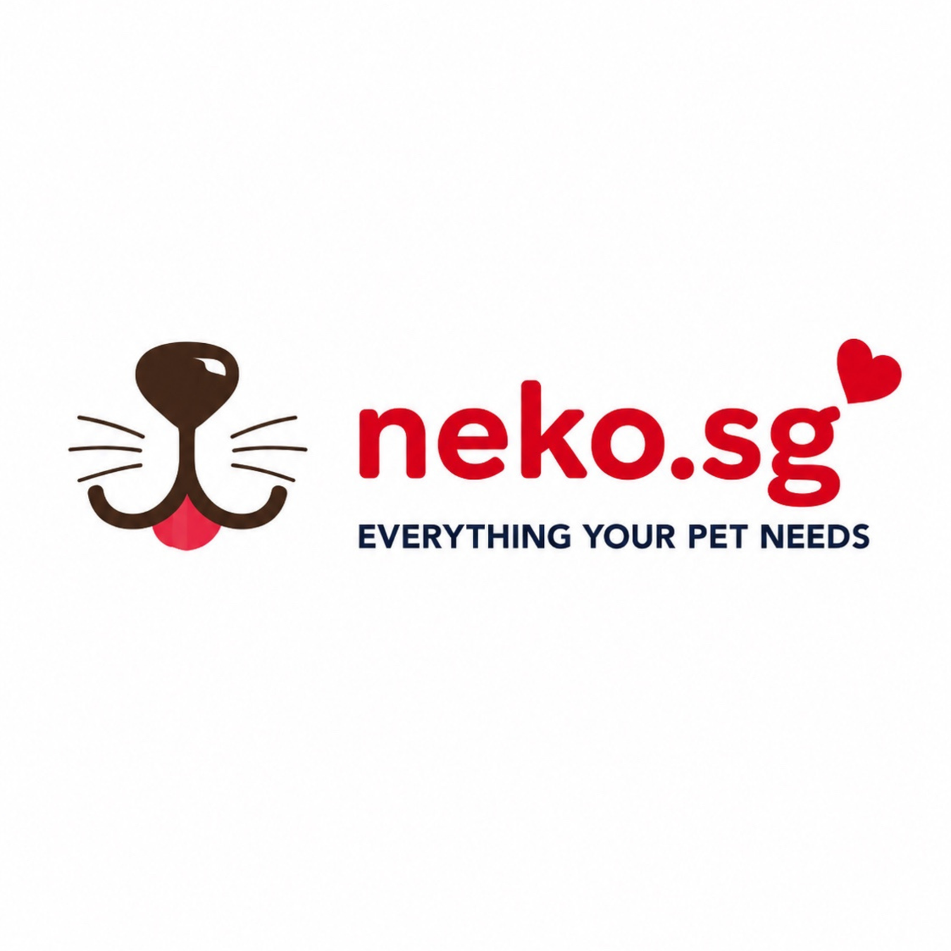 Neko.SG logo for exclusive cat food, supplies, and accessories in Singapore