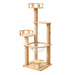 125 cm plywood and sisal cat condo tower - Neko.SG