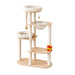 154cm Loft & Ball luxury cat condo with solid wood scratching house