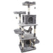 170cm Klara Solid Wood Cat Tower packaging and full view