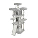 171cm multi-level cat tower with plush perches and hammock- Neko.SG