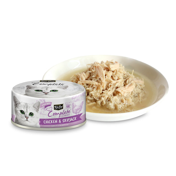 Kit Cat Complete Cuisine Chicken & Skipjack 70g