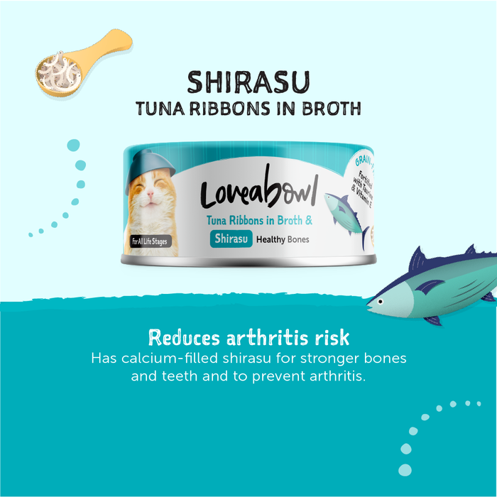 Loveabowl Tuna Ribbons In Broth With Shirasu 70g