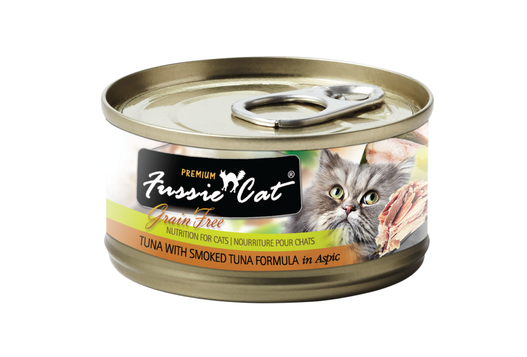 Fussie Cat Black Label Tuna with Smoked Tuna 80g