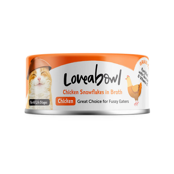 Loveabowl Chicken Snowflakes In Broth 70g