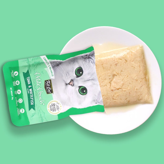 Kit Cat Petite Pouch - Tuna & Whitefish In Aspic 70g