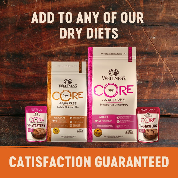 ✅B4F1 CIAO! Wellness CORE Tiny Tasters for Cats: Smooth Pâté Chicken & Turkey Recipe 1.75oz