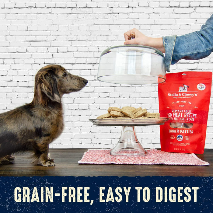 ✅B2F1 (ALPS PATE)! Stella & Chewy's Dog Freeze-Dried Dinner Patties Venison Blend 14oz