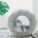 Celeste Origami convertible grey felt cat bed showing multiple configurations including a circular tunnel and a dome cave