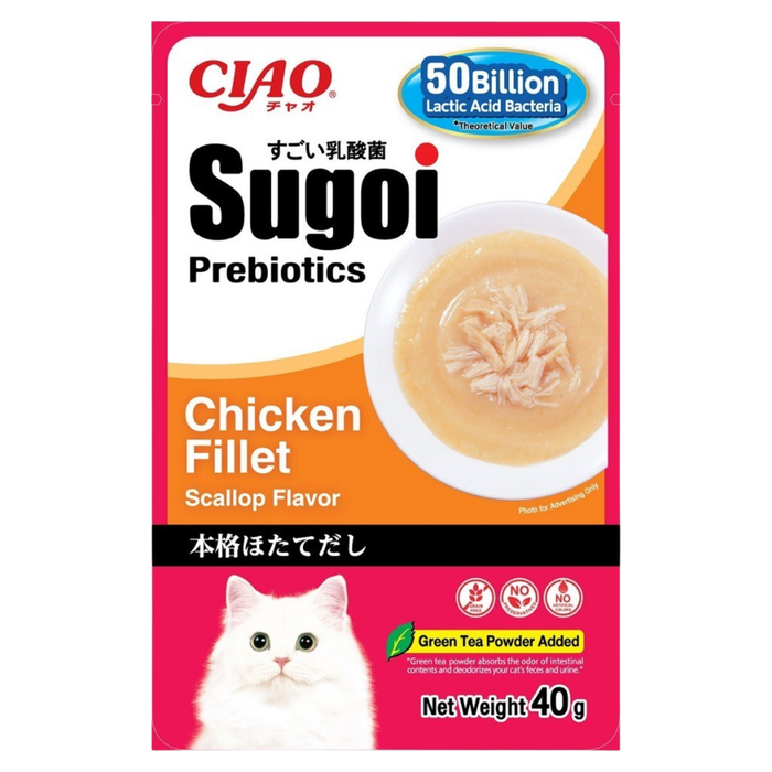 Ciao Sugoi Pouch Chicken Fillet & Scallop 40g IC433