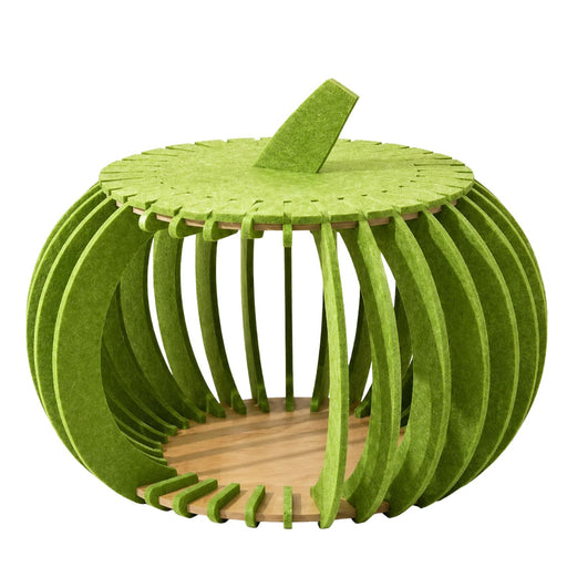 Green Pumpkin Nest cat house, semi-closed felt bed for cozy comfort