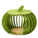 Green Pumpkin Nest cat house, semi-closed felt bed for cozy comfort