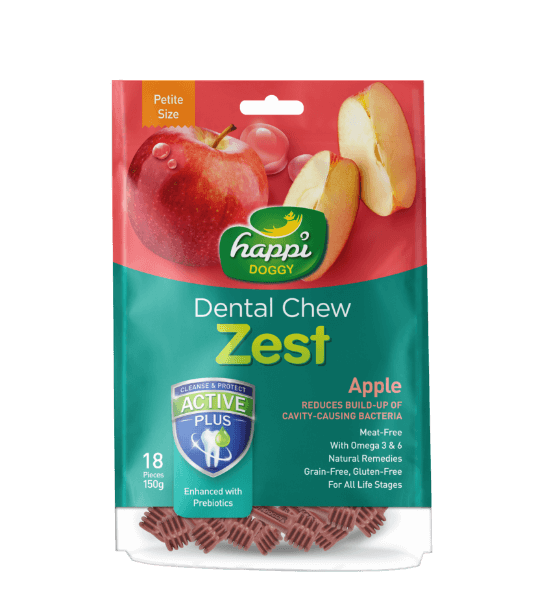 Happi Doggy Zest Apple Dental Chew Petite 150g