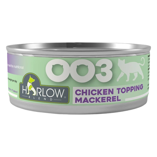 Harlow Blend 003 Chicken Topping Mackerel Cat Food 80g
