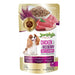 JerHigh Chicken Riceberry Beef in Gravy Pouch 120g dog food pack Singapore