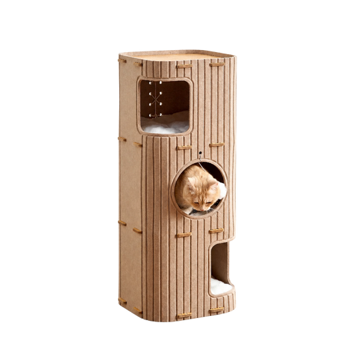Latte Square 3-layer cat house