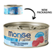 Monge Cat Natural Skipjack Tuna 80g can