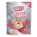 Moochie Meaty Senior Cat Tuna Bonito in Jelly 70g pouch for senior cat food Singapore