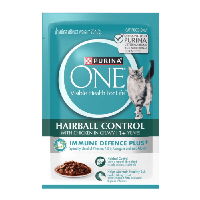 Purina One Hairball Control with Chicken 70g