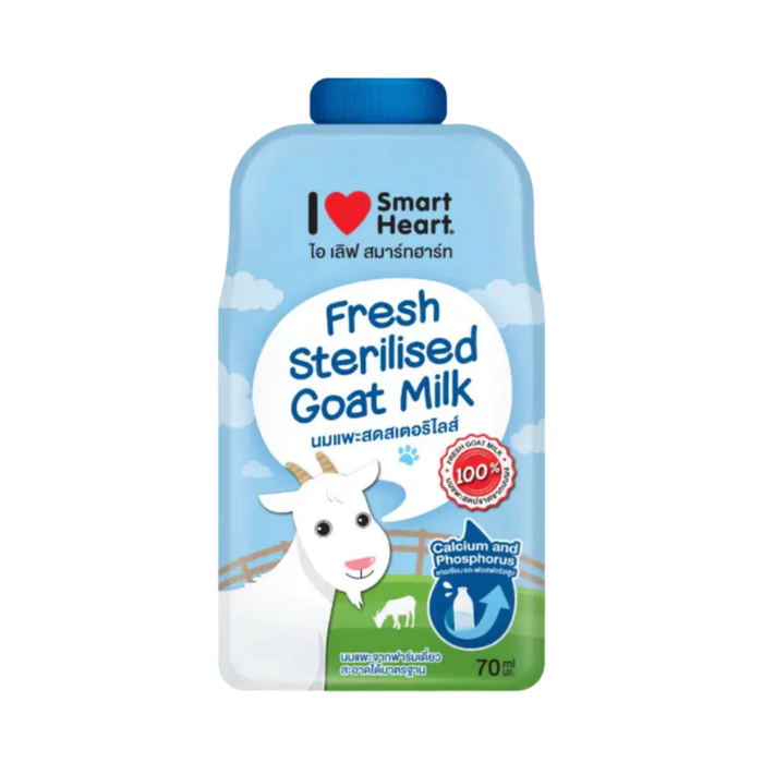 SmartHeart Goat Milk for Cats & Dogs Fresh Sterilised Goat Milk 70g