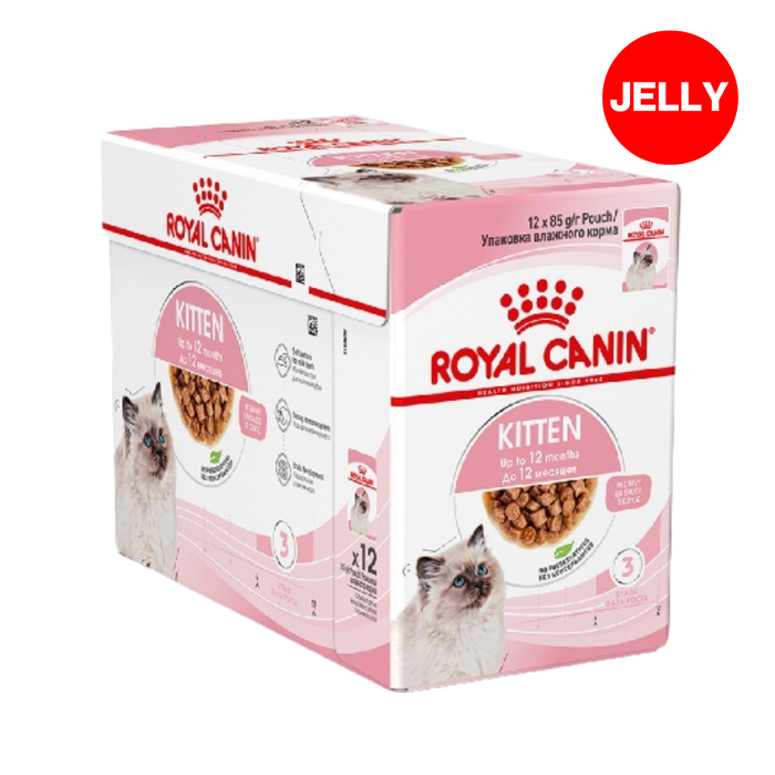 Royal Canin Kitten in Jelly Pouch Cat Wet Food 85g