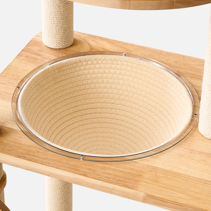 127cm Nova Signature Solid Wood Modular Cat Frame & Tower