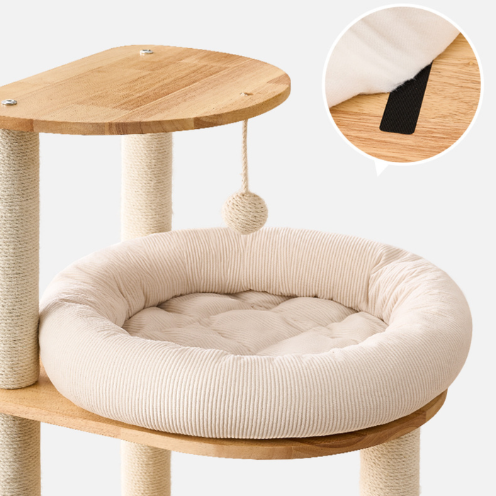 127cm Nova Signature Solid Wood Modular Cat Frame & Tower
