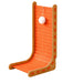 Orange L-shaped felt cat scratch board, wear-resistant vertical cat scratcher toy