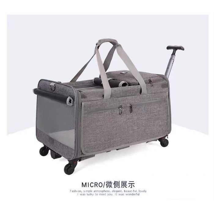 Pet Trolley Foldable Sling Bag and Carrier for dogs and cats
