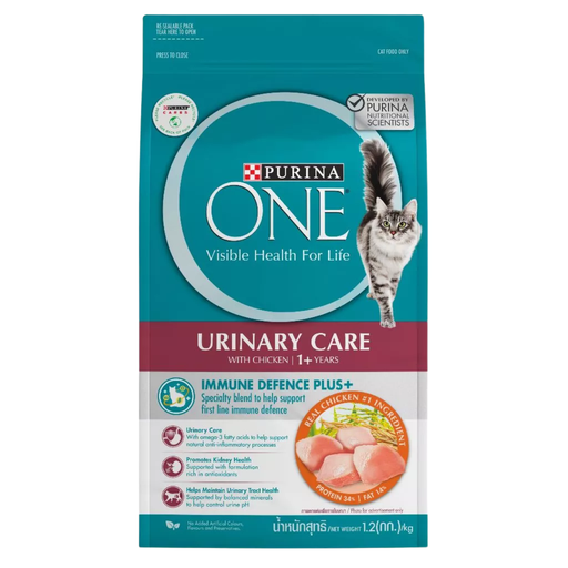 Purina One Urinary Care Dry Cat Food bag 1.2kg