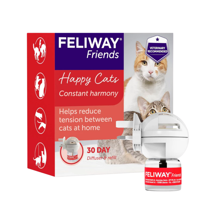 Feliway Friends Diffuser & Refill 48ml (30-Day Starter Kit)