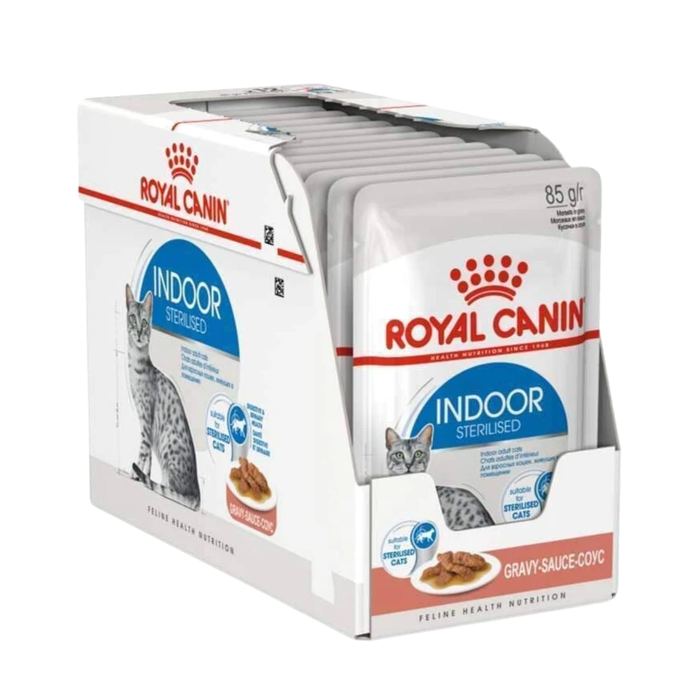 Royal Canin Indoor in Gravy Pouch 85g - neko.sg
