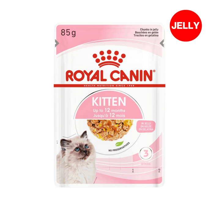 Royal Canin Kitten in Jelly Pouch  85g box