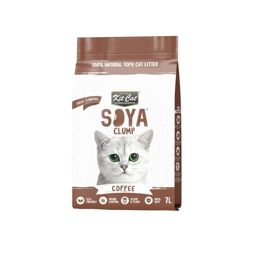 Kit Cat Soya Clump Coffee Cat Litter 7L - Neko.SG
