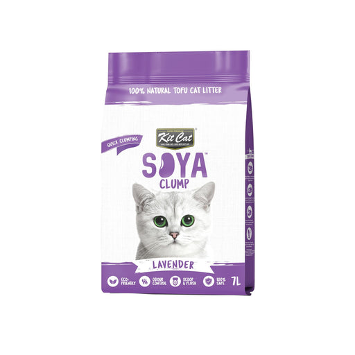 Kit Cat Soya Clump Lavender Cat Litter 7L - Neko.SG