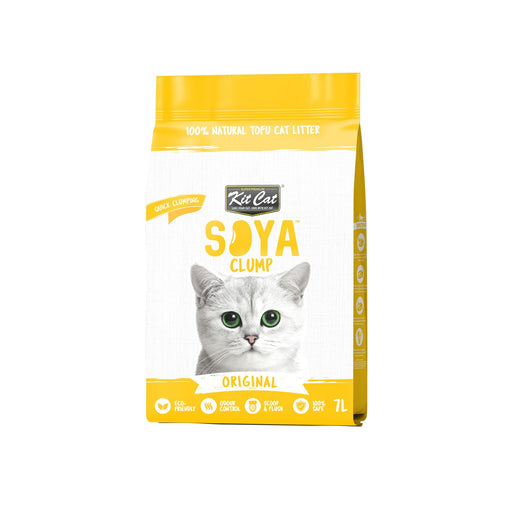 Kit Cat Soya Clump Original Cat Litter 7L - Neko.SG