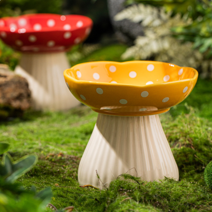 Pet Bowl (Black Mushroom) – 300ml Microwave & Dishwasher Safe
