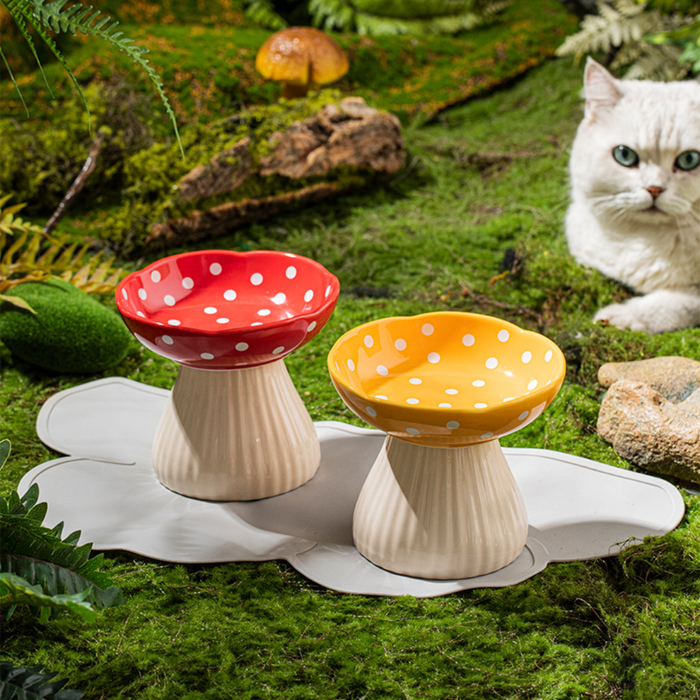 Pet Bowl (Black Mushroom) – 300ml Microwave & Dishwasher Safe