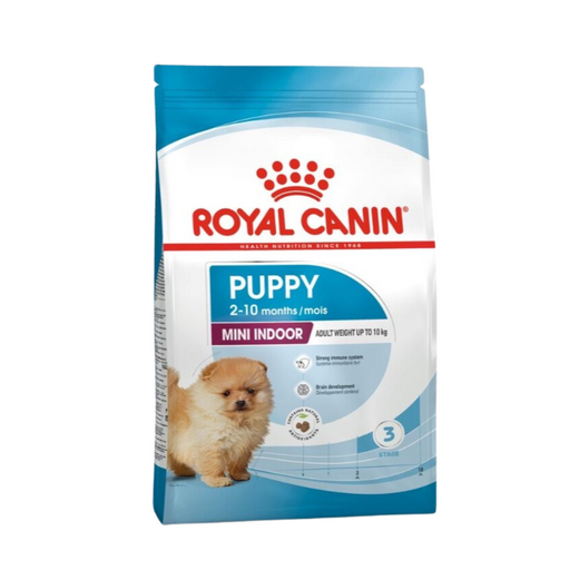 Royal Canin Mini Indoor Puppy Dry Dog Food 1.5kg – Tailored nutrition for small breed indoor puppies, supports digestion and growth
