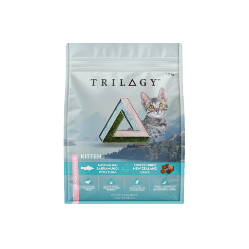 Trilogy Kitten Barramundi Tuna & Lamb Dry Cat Food 1.2kg