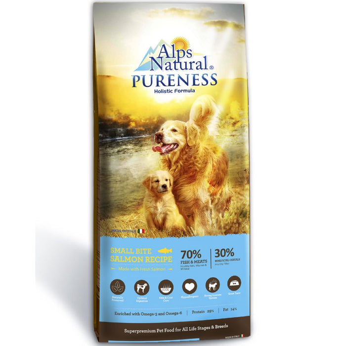 Alps Natural Pureness Holistic Salmon (Small Bites) Dry Dog Food 2kg