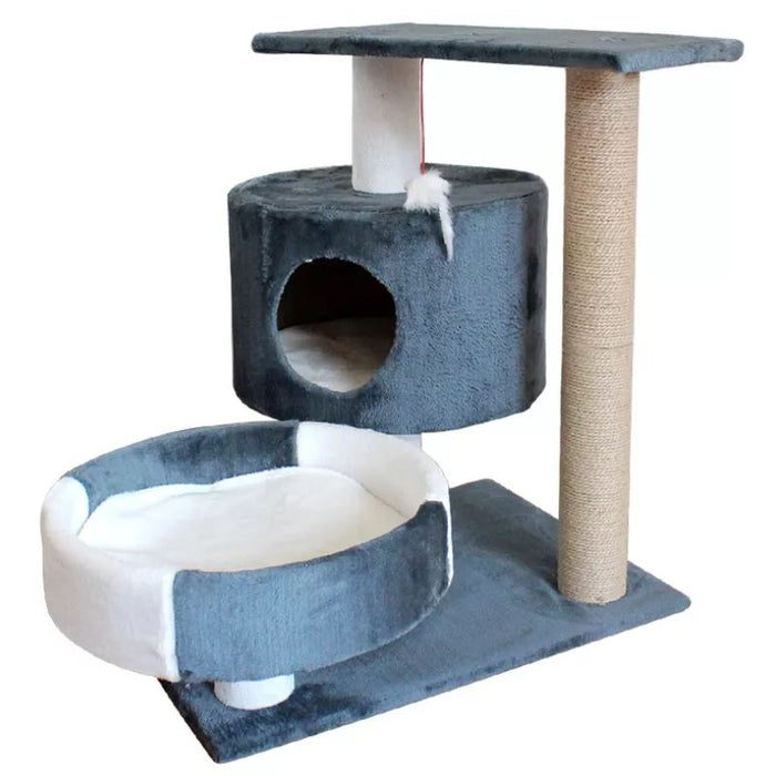 55cm Plush Cat Condo (Cream)