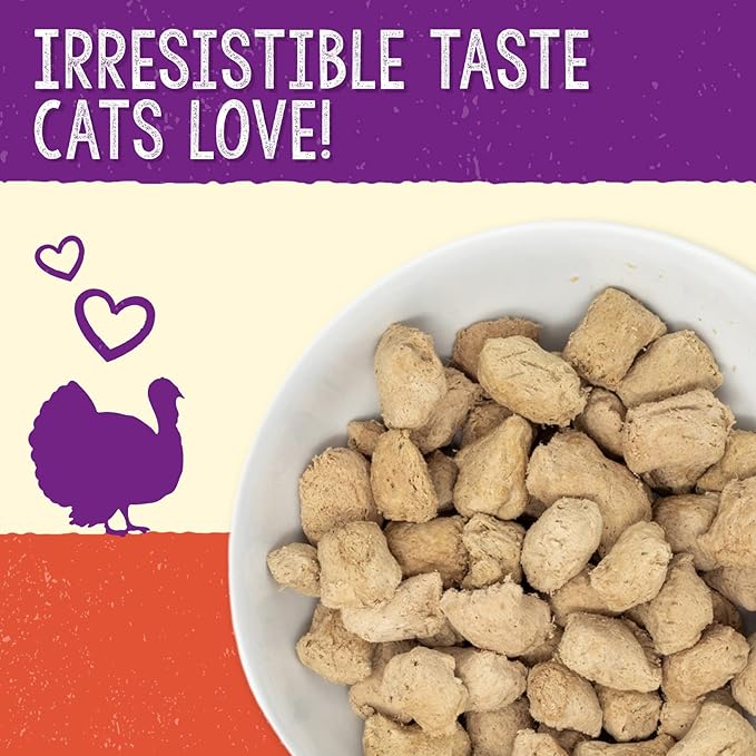 Stella & Chewy's Cat Freeze-Dried Dinner Morsels Tummy Ticklin' Turkey 8oz