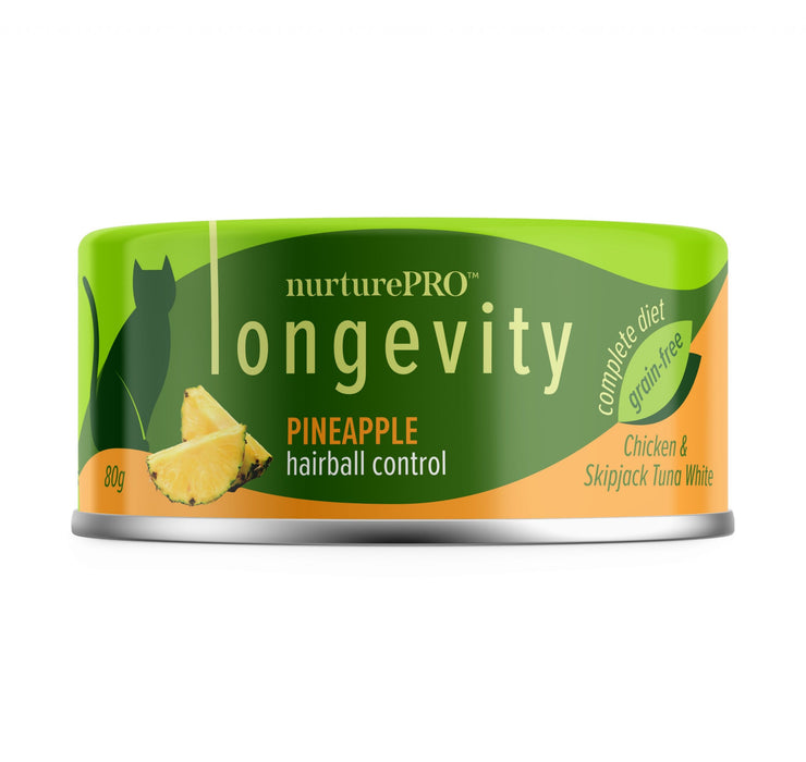 Nurture Pro Longevity Chicken & Skipjack Tuna White Meat With Pineapple 80g