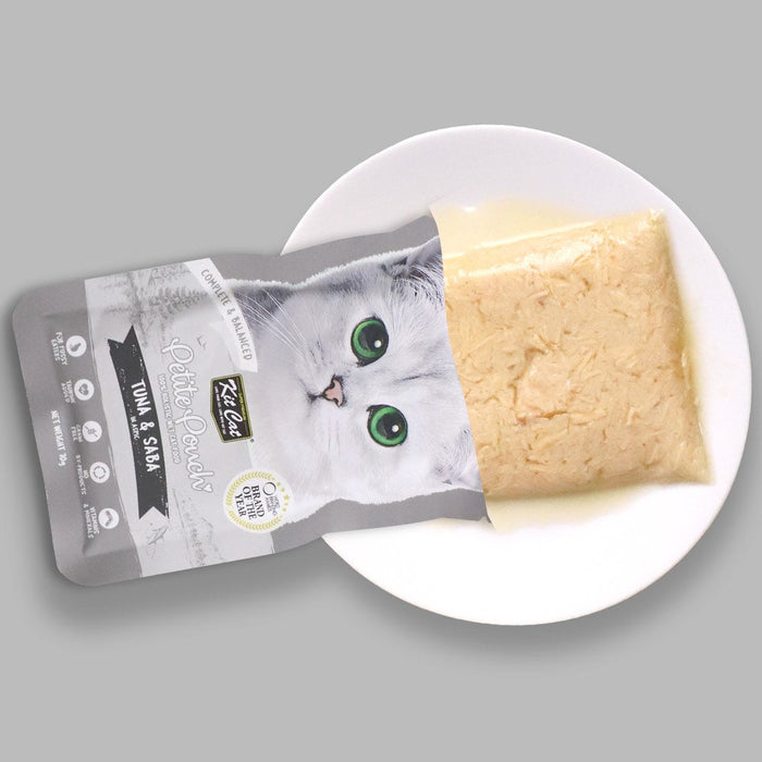 Kit Cat Petite Pouch - Tuna & Saba In Aspic 70g